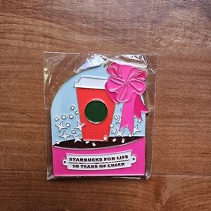 Rare Starbucks For Life 10 Years of Cheer Ornament